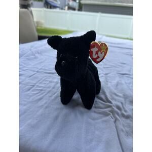 Ty Beanie Babies Scottie the Black Dog 1996 Retired with Tag in Protector
